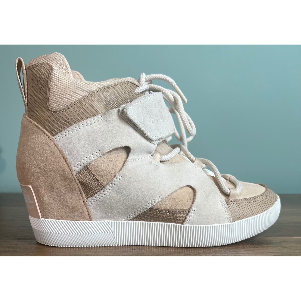 Sorel Out 'N About Wedge Bootie Sea Salt Nova Sand NL4928-260 Womens 9